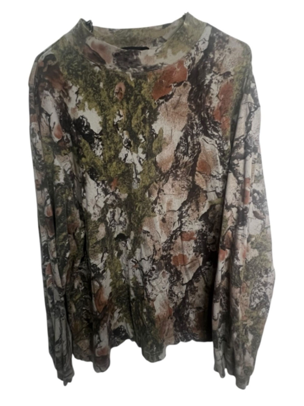 Yukon Gear Outdoor Mossy Oak Camouflage Long Sleeve Hunting Cotton T-Shirt